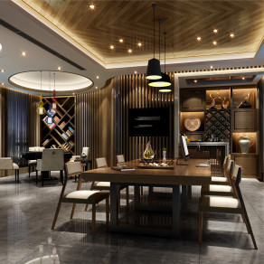 新中式麻将酒柜